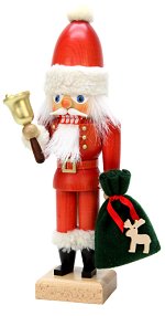 Santa & Bell - Small<br>2014 Ulbricht Nutcracker